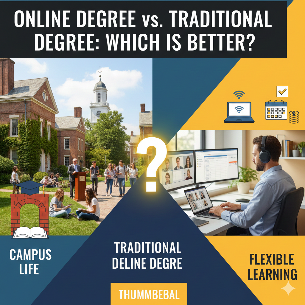 Online Degree vs Traditional Degree