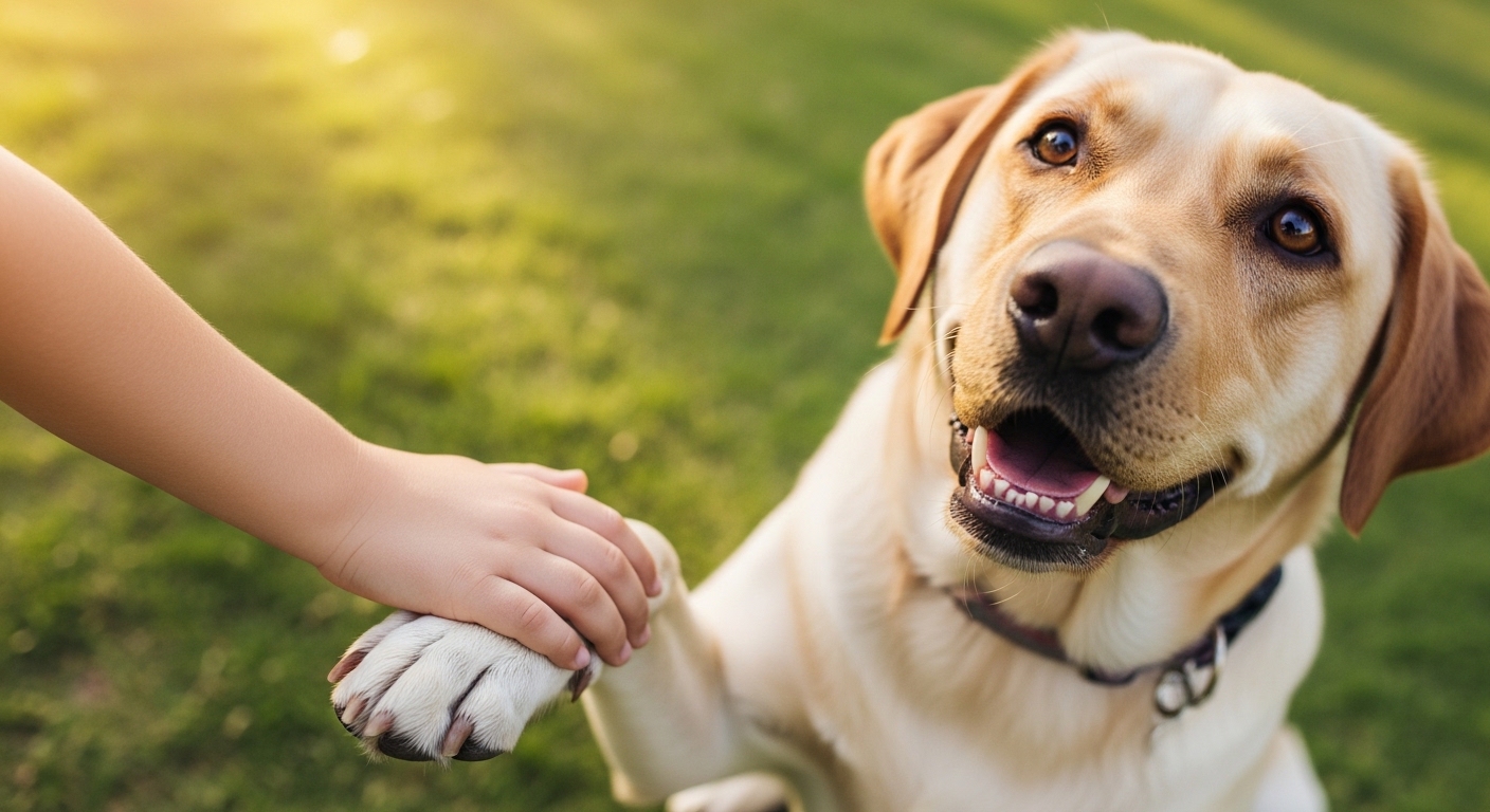 teaching responsibility with dogs